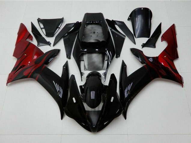 Cheap 2002-2003 Black Red Yamaha YZF R1 Motorcycle Fairing Canada Cheap 2002-2003 Black Red Yamaha YZF R1 Motorcycle Fairing Canada