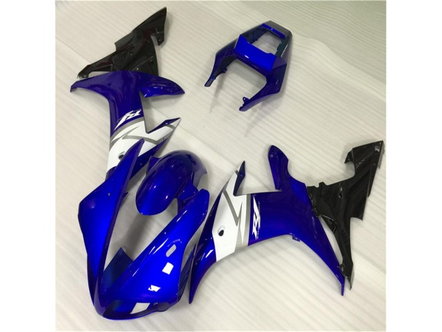 Cheap 2002-2003 Blue White Yamaha YZF R1 Motorcycle Fairing Kits Canada