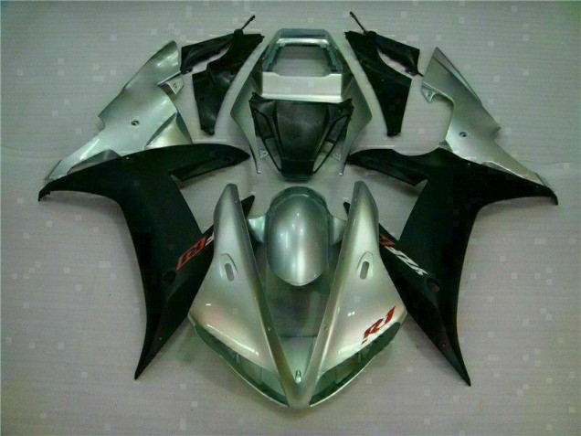 Cheap 2002-2003 Silver Black Yamaha YZF R1 Motorbike Fairing Kits Canada Cheap 2002-2003 Silver Black Yamaha YZF R1 Motorbike Fairing Kits Canada