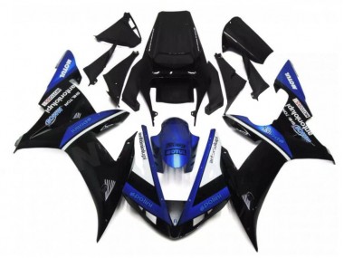 Cheap 2002-2003 Black Blue Yamaha YZF R1 Bike Fairing Kit Canada