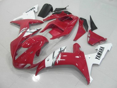 Cheap 2002-2003 Red White Yamaha YZF R1 Bike Fairings Canada