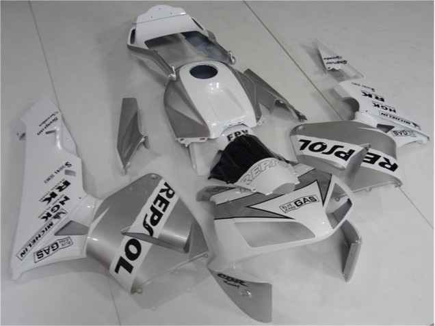 Cheap 2003-2004 Silve White Black Repsol Honda CBR600RR Bike Fairings Canada Cheap 2003-2004 Silve White Black Repsol Honda CBR600RR Bike Fairings Canada