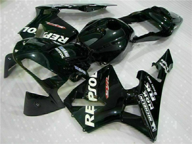 Cheap 2003-2004 Black Repsol Honda CBR600RR Motorbike Fairing Canada Cheap 2003-2004 Black Repsol Honda CBR600RR Motorbike Fairing Canada