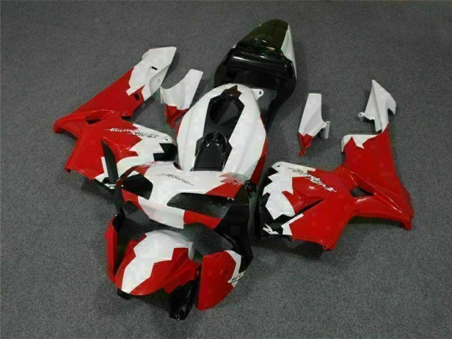 Cheap 2003-2004 Red White Honda CBR600RR Replacement Motorcycle Fairings Canada Cheap 2003-2004 Red White Honda CBR600RR Replacement Motorcycle Fairings Canada
