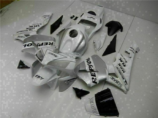 Cheap 2003-2004 White Repsol CBR600RR Bike Fairing Kit Canada Cheap 2003-2004 White Repsol CBR600RR Bike Fairing Kit Canada