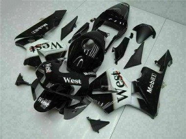 Cheap 2003-2004 Black West Honda CBR600RR Motorcycle Fairings Kit Canada