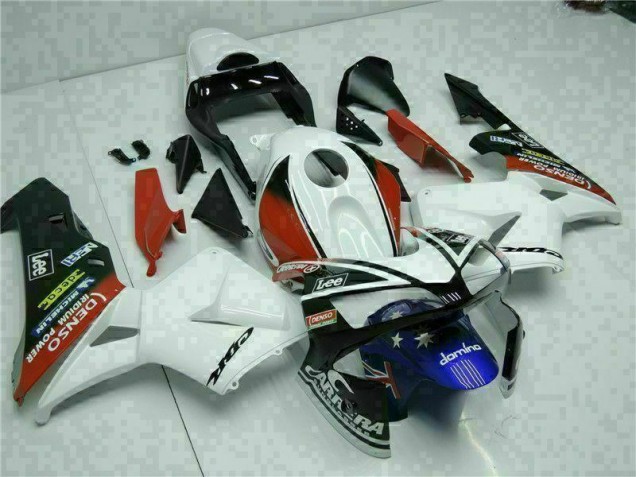 Cheap 2003-2004 White Blue Honda CBR600RR Motorcylce Fairings Canada Cheap 2003-2004 White Blue Honda CBR600RR Motorcylce Fairings Canada