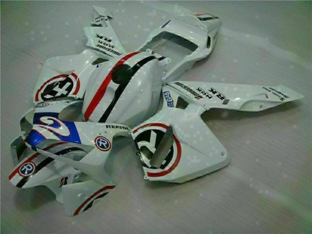 Cheap 2003-2004 White Blue R 2 Honda CBR600RR Motorcycle Fairings Canada Cheap 2003-2004 White Blue R 2 Honda CBR600RR Motorcycle Fairings Canada