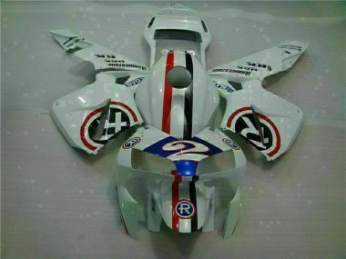 Cheap 2003-2004 White Blue R 2 Honda CBR600RR Motorcycle Fairings Canada