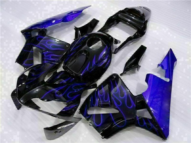Cheap 2003-2004 Black with Blue Flame Honda CBR600RR Motorcycle Fairing Kits Canada Cheap 2003-2004 Black with Blue Flame Honda CBR600RR Motorcycle Fairing Kits Canada