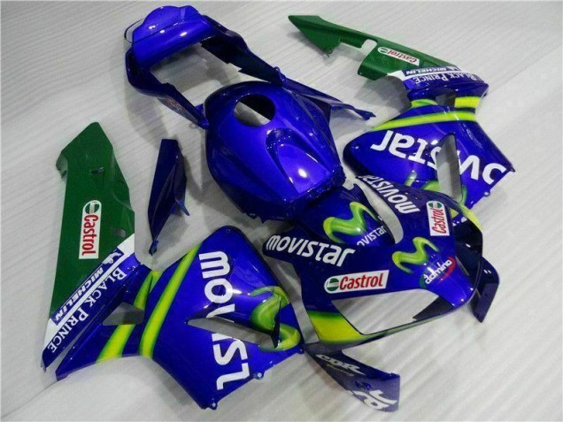 Cheap 2003-2004 Blue Green Movistar Castrol Honda CBR600RR Motorbike Fairing Canada Cheap 2003-2004 Blue Green Movistar Castrol Honda CBR600RR Motorbike Fairing Canada