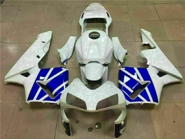 Cheap 2003-2004 White Blue Honda CBR600RR Bike Fairings Canada