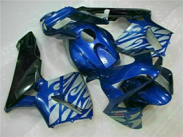 Cheap 2003-2004 Blue with Silver Flame Honda CBR600RR Motorbike Fairing Canada Cheap 2003-2004 Blue with Silver Flame Honda CBR600RR Motorbike Fairing Canada