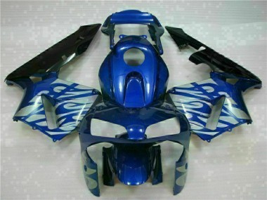 Cheap 2003-2004 Blue with Silver Flame Honda CBR600RR Motorbike Fairing Canada