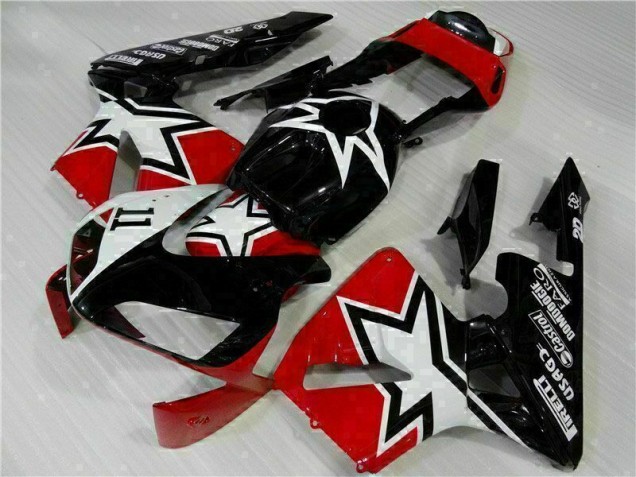 Cheap 2003-2004 Black White 11 Honda CBR600RR Moto Fairings Canada Cheap 2003-2004 Black White 11 Honda CBR600RR Moto Fairings Canada