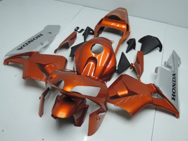 Cheap 2003-2004 Orange Silver Honda CBR600RR Motorbike Fairing Canada