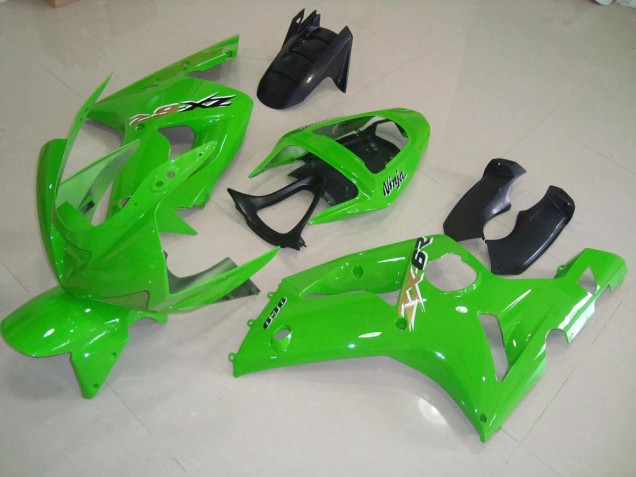 Cheap 2003-2004 Green Kawasaki ZX6R Bike Fairing Canada