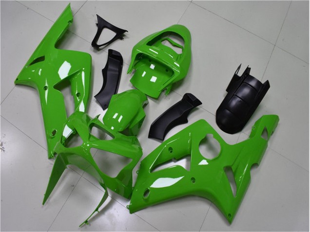 Cheap 2003-2004 Green Kawasaki ZX6R Replacement Fairings Canada