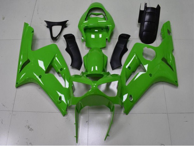 Cheap 2003-2004 Green Kawasaki ZX6R Replacement Fairings Canada