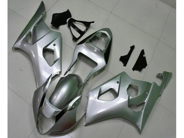 Cheap 2003-2004 Silver Suzuki GSXR 1000 Motorcyle Fairings Canada Cheap 2003-2004 Silver Suzuki GSXR 1000 Motorcyle Fairings Canada
