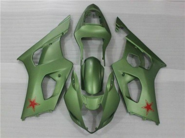 Cheap 2003-2004 Green Suzuki GSXR 1000 Motorcycle Fairings Canada