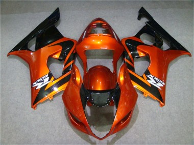 Cheap 2003-2004 Orange Black Suzuki GSXR 1000 Motorcycle Fairing Kits Canada
