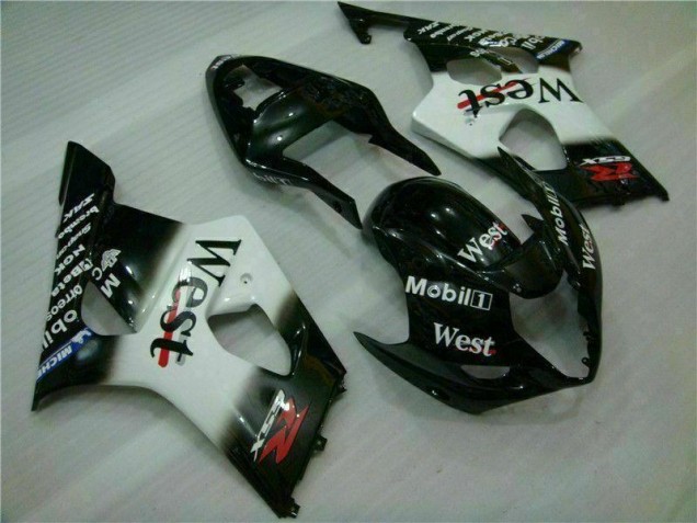 Cheap 2003-2004 White Black Suzuki GSXR 1000 Motorbike Fairing Canada Cheap 2003-2004 White Black Suzuki GSXR 1000 Motorbike Fairing Canada