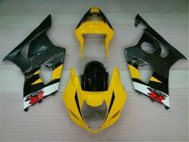Cheap 2003-2004 Yellow Black Suzuki GSXR 1000 Motorcycle Fairings Kit Canada
