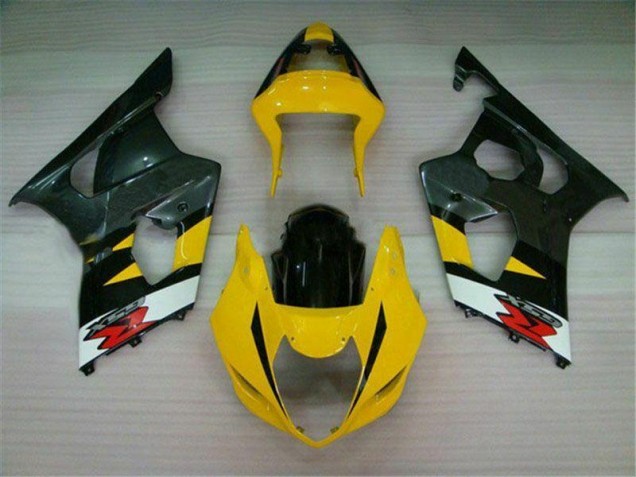 Cheap 2003-2004 Yellow Black Suzuki GSXR 1000 Motorcycle Fairings Kit Canada Cheap 2003-2004 Yellow Black Suzuki GSXR 1000 Motorcycle Fairings Kit Canada
