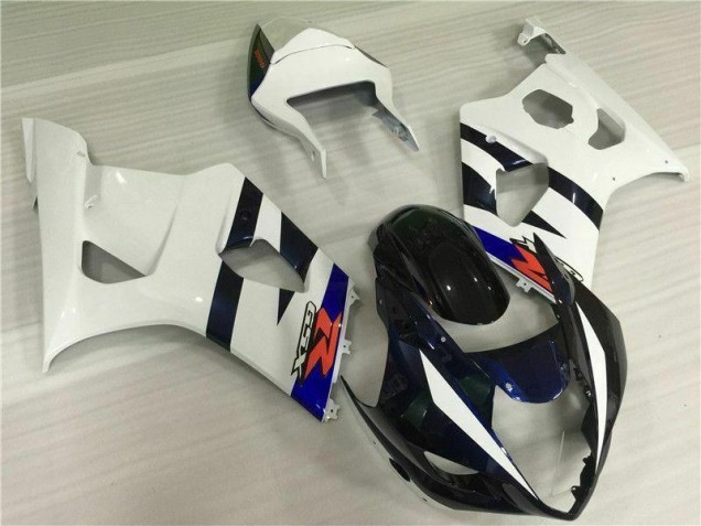 Cheap 2003-2004 White Black Suzuki GSXR 1000 Motorcylce Fairings Canada Cheap 2003-2004 White Black Suzuki GSXR 1000 Motorcylce Fairings Canada
