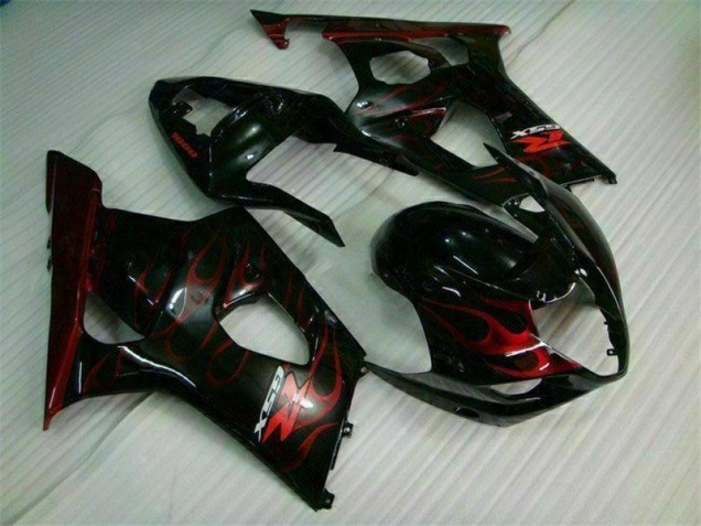 Cheap 2003-2004 Red Flame Suzuki GSXR 1000 Bike Fairing Kit Canada Cheap 2003-2004 Red Flame Suzuki GSXR 1000 Bike Fairing Kit Canada