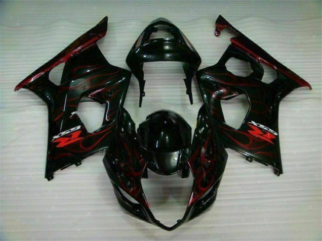 Cheap 2003-2004 Red Flame Suzuki GSXR 1000 Bike Fairing Kit Canada Cheap 2003-2004 Red Flame Suzuki GSXR 1000 Bike Fairing Kit Canada