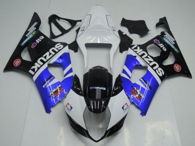 Cheap 2003-2004 Blue White and Black Suzuki GSXR 1000 Bike Fairings Canada