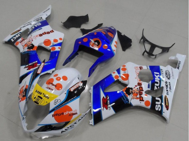 Cheap 2003-2004 Pepe Phone Suzuki GSXR 1000 Motor Bike Fairings Canada Cheap 2003-2004 Pepe Phone Suzuki GSXR 1000 Motor Bike Fairings Canada