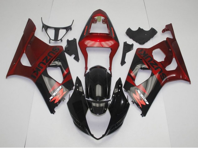 Cheap 2003-2004 Black Red Suzuki GSXR 1000 Replacement Motorcycle Fairings Canada Cheap 2003-2004 Black Red Suzuki GSXR 1000 Replacement Motorcycle Fairings Canada