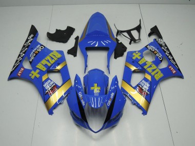 Cheap 2003-2004 Blue Rizla Suzuki GSXR 1000 Motorcycle Fairings Kits Canada