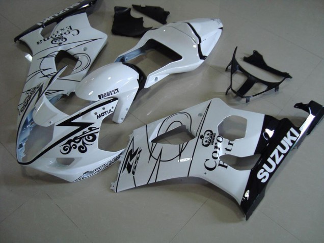 Cheap 2003-2004 White Corona Suzuki GSXR 1000 Bike Fairings Canada Cheap 2003-2004 White Corona Suzuki GSXR 1000 Bike Fairings Canada