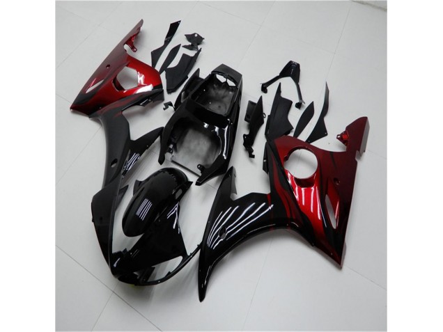 Cheap 2003-2005 Black Red Yamaha YZF R6 Motorcycle Replacement Fairings Canada Cheap 2003-2005 Black Red Yamaha YZF R6 Motorcycle Replacement Fairings Canada