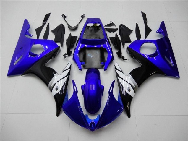 Cheap 2003-2005 Blue White Black Yamaha YZF R6 Motorcycle Fairings Kit Canada Cheap 2003-2005 Blue White Black Yamaha YZF R6 Motorcycle Fairings Kit Canada