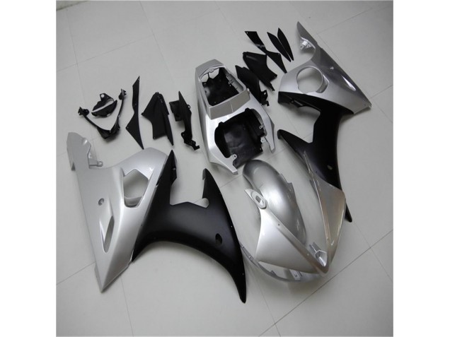 Cheap 2003-2005 Silver Black Yamaha YZF R6 Motorcylce Fairings Canada Cheap 2003-2005 Silver Black Yamaha YZF R6 Motorcylce Fairings Canada