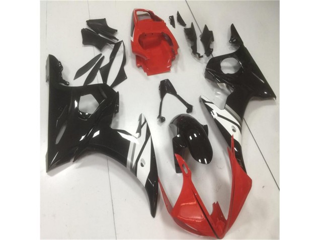 Cheap 2003-2005 Red Black White Yamaha YZF R6 Motorbike Fairings Canada