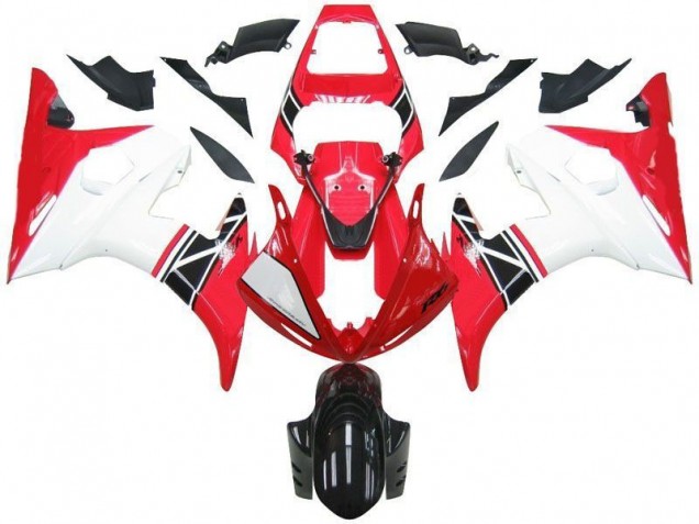 Cheap 2003-2005 Red White Black Yamaha YZF R6 Motorcycle Bodywork Canada