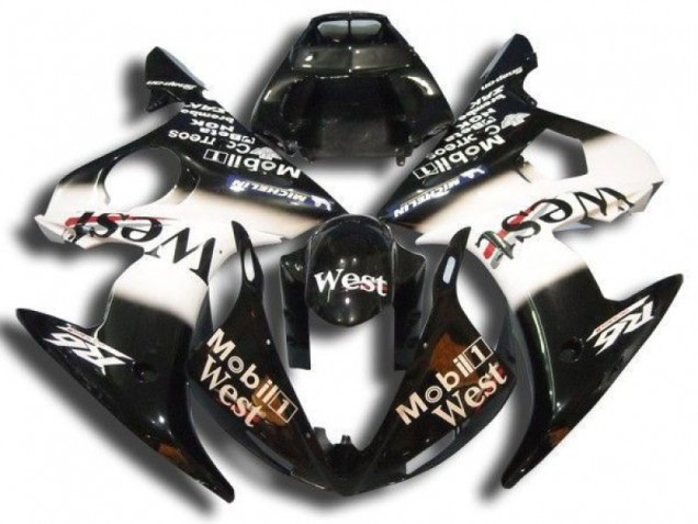 Cheap 2003-2005 Black Mobil West Yamaha YZF R6 Motorbike Fairing Canada Cheap 2003-2005 Black Mobil West Yamaha YZF R6 Motorbike Fairing Canada