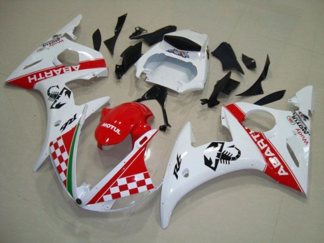 Cheap 2003-2005 Red White Yamaha YZF R6 Motorbike Fairing Kits & Bodywork Canada Cheap 2003-2005 Red White Yamaha YZF R6 Motorbike Fairing Kits & Bodywork Canada