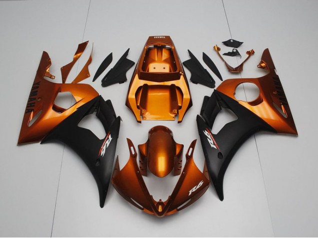 Cheap 2003-2005 Brown and Matte Black Yamaha YZF R6 Bike Fairings Canada Cheap 2003-2005 Brown and Matte Black Yamaha YZF R6 Bike Fairings Canada