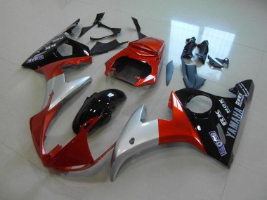 Cheap 2003-2005 Orange Silver Black Yamaha YZF R6 Bike Fairings Canada