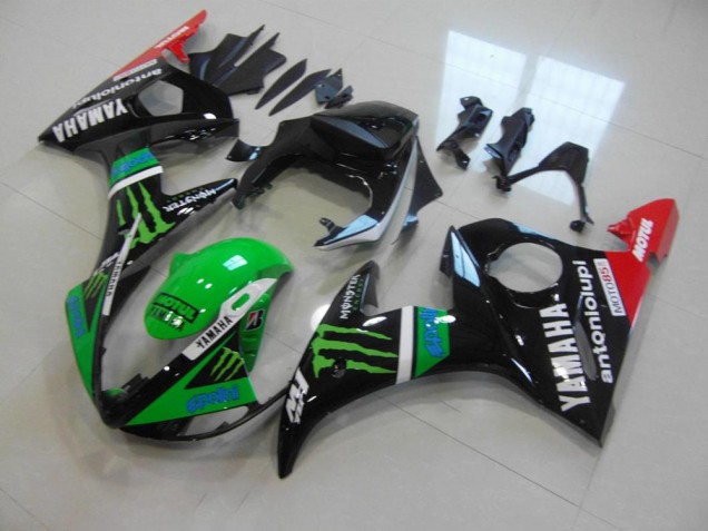 Cheap 2003-2005 Green Monster Yamaha YZF R6 Replacement Motorcycle Fairings Canada Cheap 2003-2005 Green Monster Yamaha YZF R6 Replacement Motorcycle Fairings Canada