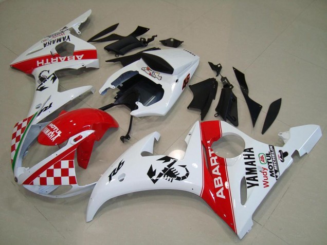 Cheap 2003-2005 Red White Yamaha YZF R6 Motorcyle Fairings Canada Cheap 2003-2005 Red White Yamaha YZF R6 Motorcyle Fairings Canada