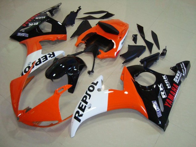 Cheap 2003-2005 Repsol Yamaha YZF R6 Motorcycle Fairings Kit Canada Cheap 2003-2005 Repsol Yamaha YZF R6 Motorcycle Fairings Kit Canada