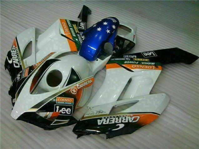 Cheap 2004-2005 White Blue Honda CBR1000RR Replacement Fairings Canada